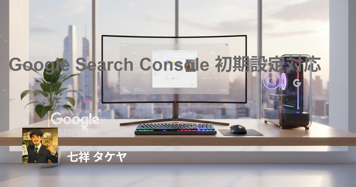 Google Search Console 初期設定対応