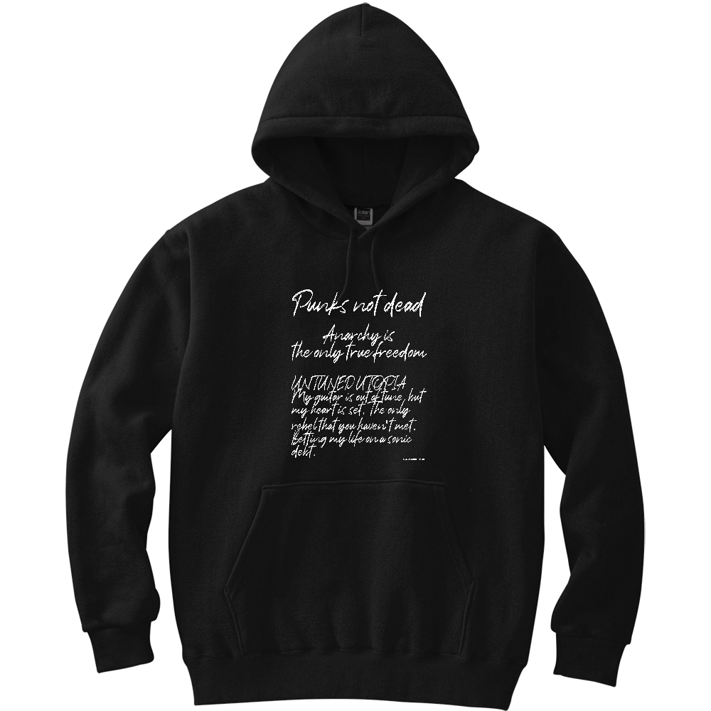 【パンクプルオーバーパーカー パンクメッセージ】