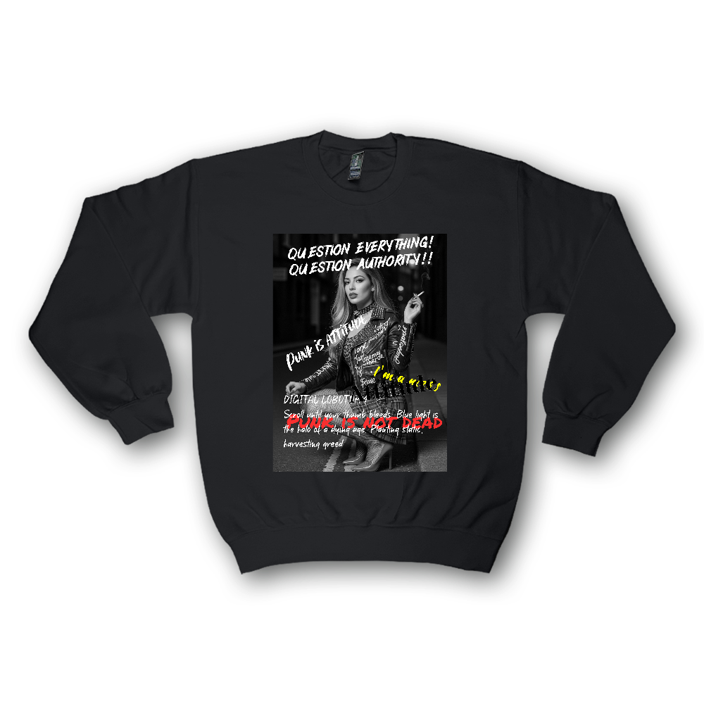 【パンクスウェット ロンドンの路地裏で一服するパンクガール】