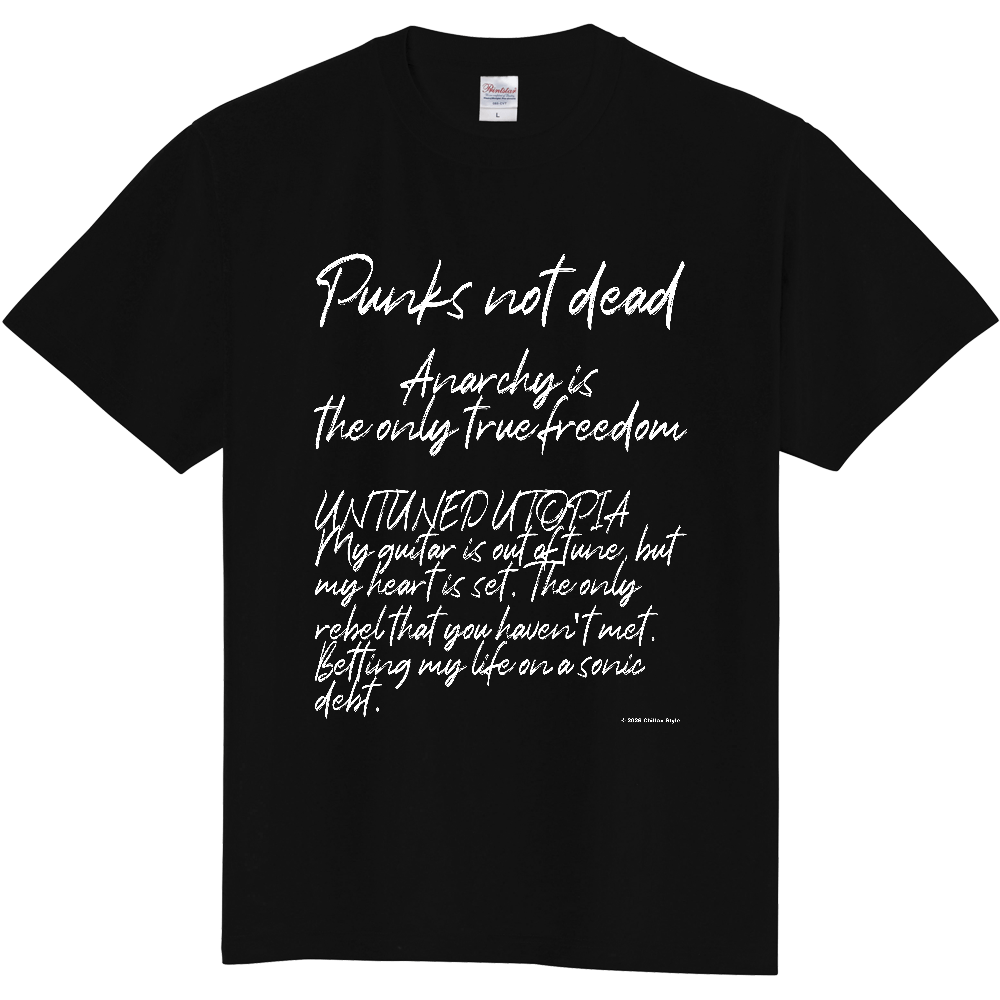 【パンクTシャツ パンクメッセージ】