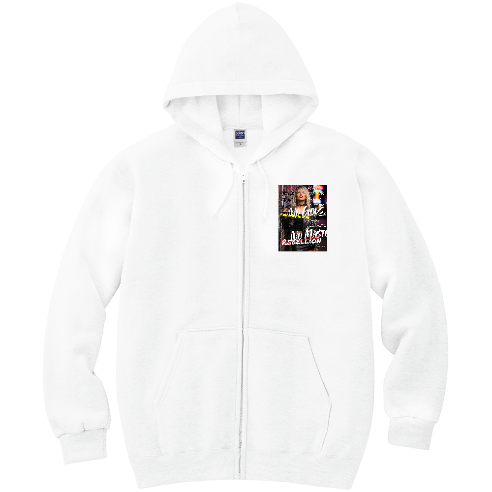 【パンクジップアップパーカー ライブ帰りのパンクガール】