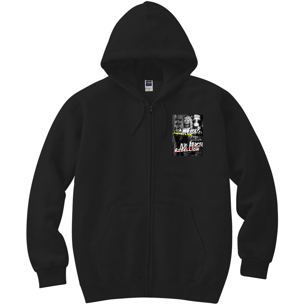 【パンクジップアップパーカー ライブ帰りのパンクガール】