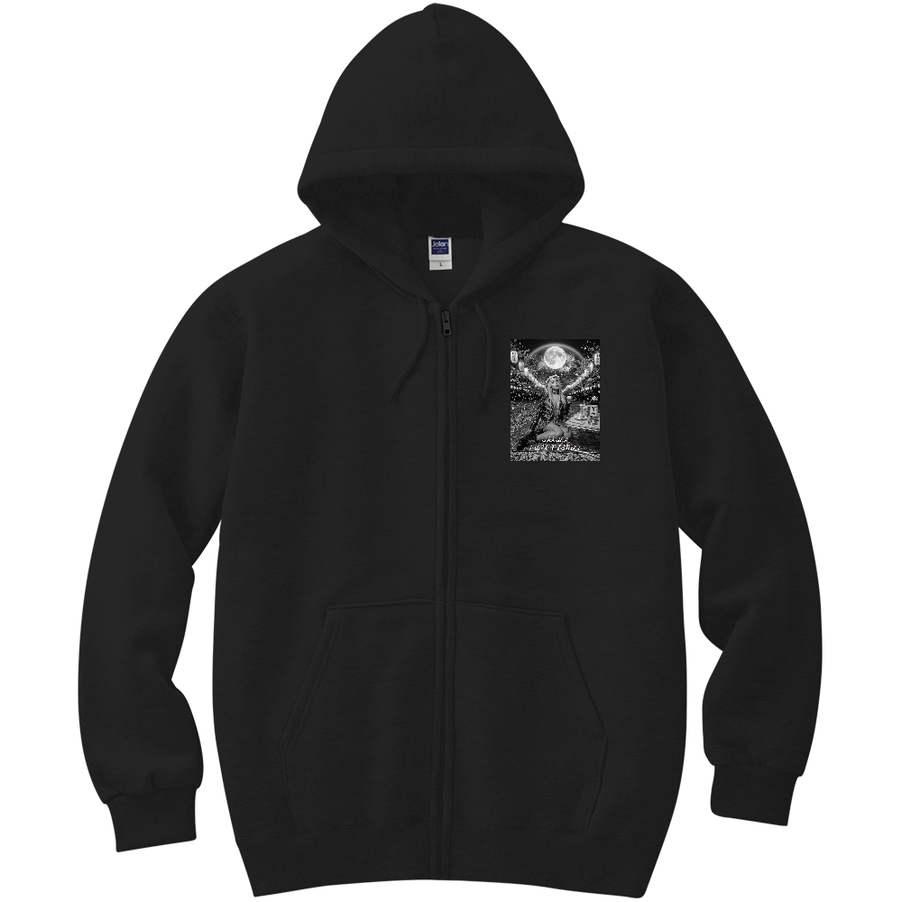 【パンクジップアップパーカー SAKURA PUNK FESTIVAL】