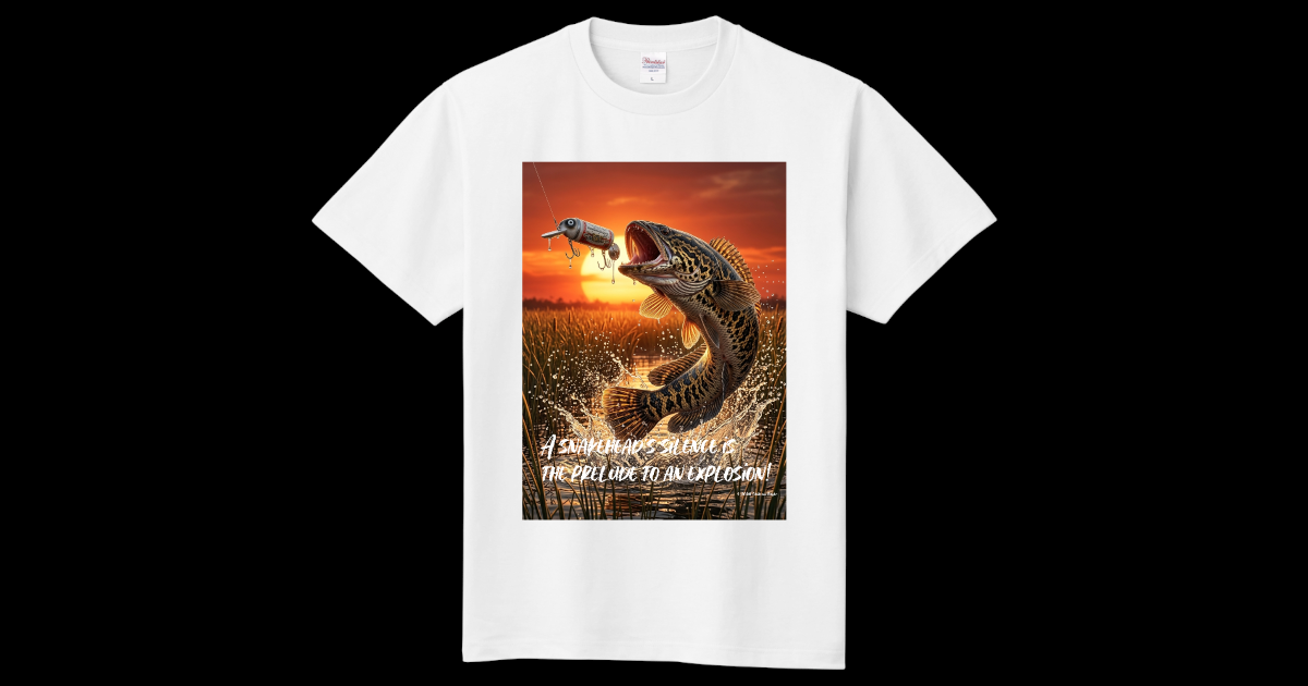 2026 Summer Fishing Fashion 販売開始【フィッシングTシャツ 雷魚釣り】フルカラー